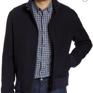 NWT Rodd & Gunn Wallingford Bomber Jacket Mens Navy Large $448 West Coast